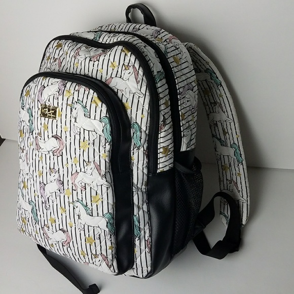 Betsey Johnson Handbags - NWT Luv Betsey Johnson Unicorn Backpack Large CUTE